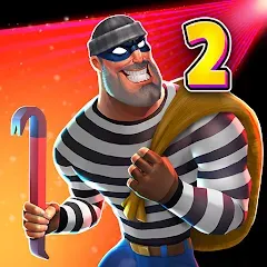 Скачать взлом Robbery Madness 2:Stealth game (Робери Маднесс 2)  [МОД Menu] на Андроид