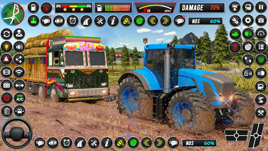 Indian Tractor Games Simulator  [МОД Menu] Screenshot 2