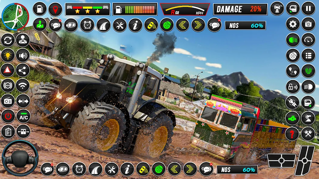 Indian Tractor Games Simulator  [МОД Menu] Screenshot 3