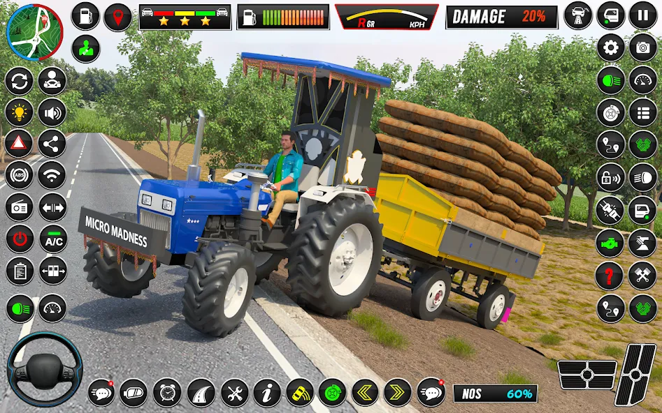 Indian Tractor Games Simulator  [МОД Menu] Screenshot 4