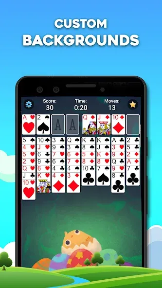 FreeCell Solitaire: Card Games (Фрицелл пасьянс)  [МОД Бесконечные монеты] Screenshot 3