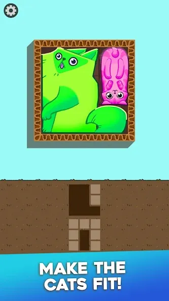 Block Puzzle Cats (Блок Пазл Кошки)  [МОД Unlocked] Screenshot 3