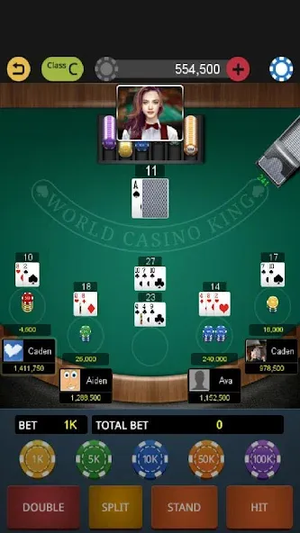 World Blackjack King  [МОД Mega Pack] Screenshot 3