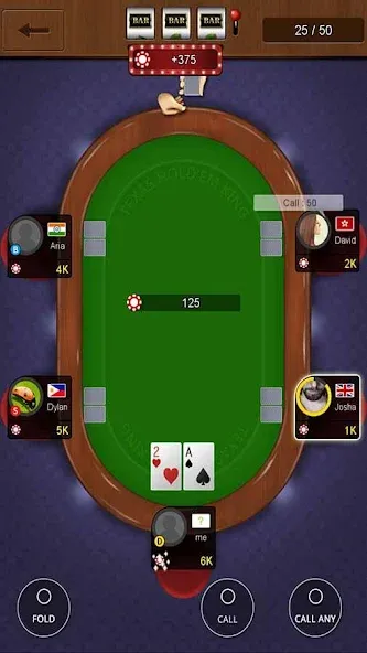 Texas holdem poker king  [МОД Много денег] Screenshot 4