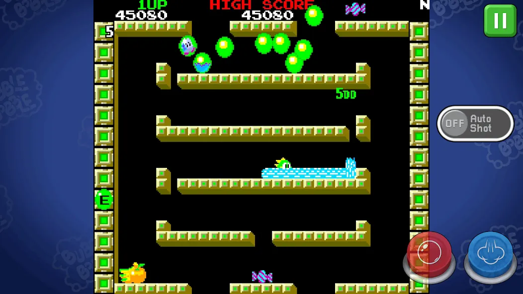 BUBBLE BOBBLE classic (БАБЛ БОББЛ классика)  [МОД Бесконечные монеты] Screenshot 1