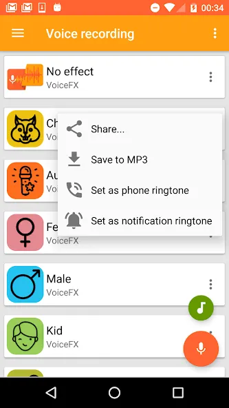 VoiceFX - Voice Changer with v  [МОД Меню] Screenshot 3