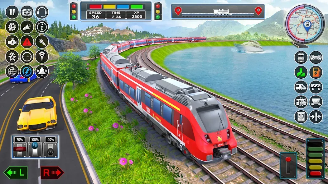 City Train Game 3d Train games  [МОД Меню] Screenshot 3