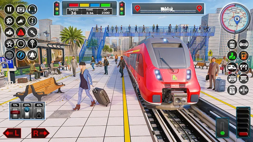 City Train Game 3d Train games  [МОД Меню] Screenshot 5