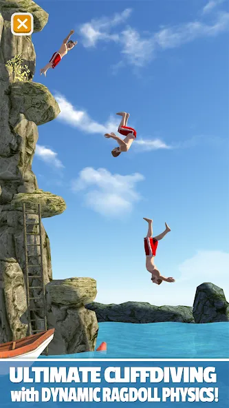 Flip Diving (Флип дайвинг)  [МОД Unlocked] Screenshot 1