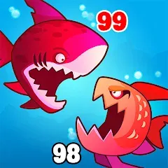 Скачать взлом Eat Fish.IO : Fish Battle [МОД Mega Pack] на Андроид