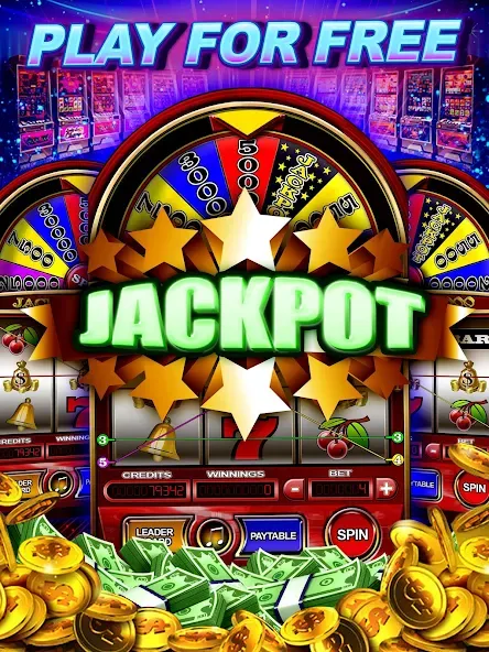 Money Wheel Slot Machine Game (Мани Вил Слот Машине Гейм)  [МОД Unlimited Money] Screenshot 4
