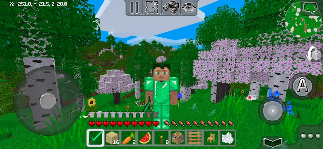 MultiCraft — Build and Mine!  [МОД Много монет] Screenshot 1