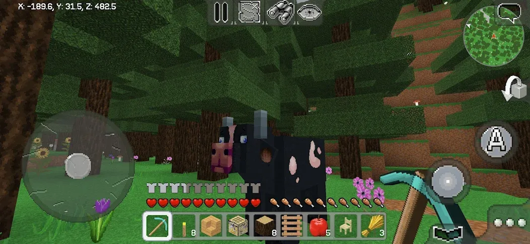 MultiCraft — Build and Mine!  [МОД Много монет] Screenshot 3