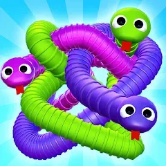 Скачать взлом Tangled Snakes Puzzle Game (Танглед Снейк 3Д) [МОД Mega Pack] на Андроид