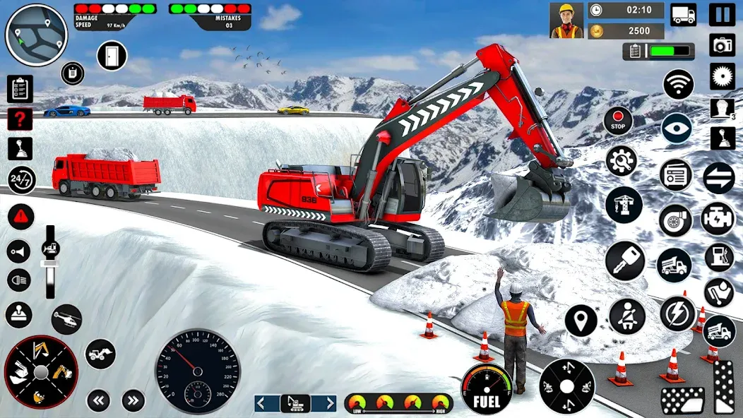 Excavator Simulator Crane Game (Экскаватор Симулятор Кран Игра)  [МОД Бесконечные деньги] Screenshot 2