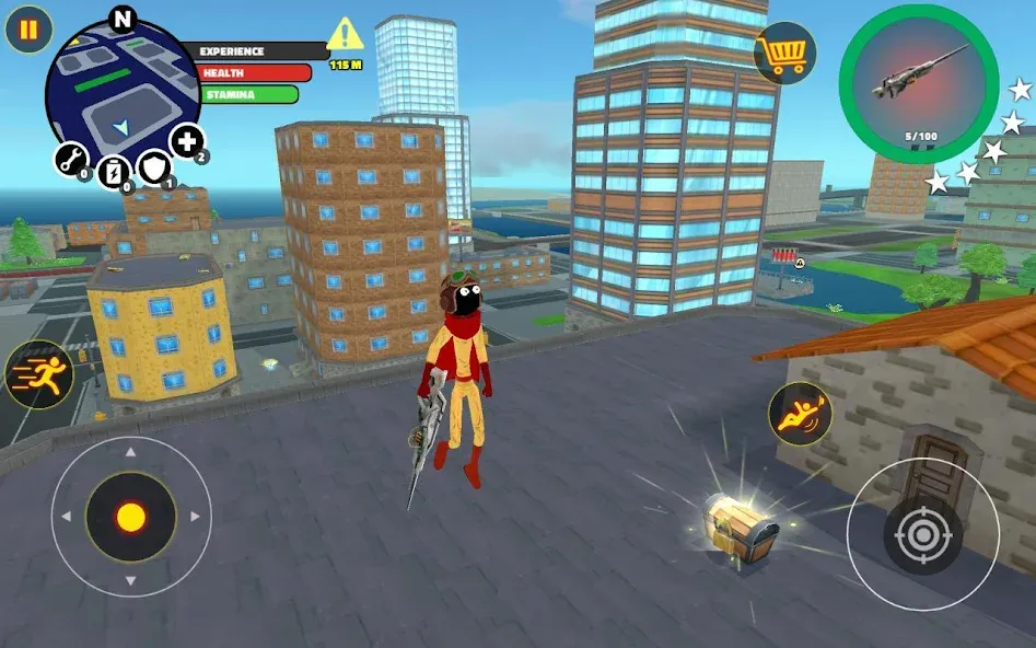 Stick Superhero  [МОД Unlimited Money] Screenshot 1