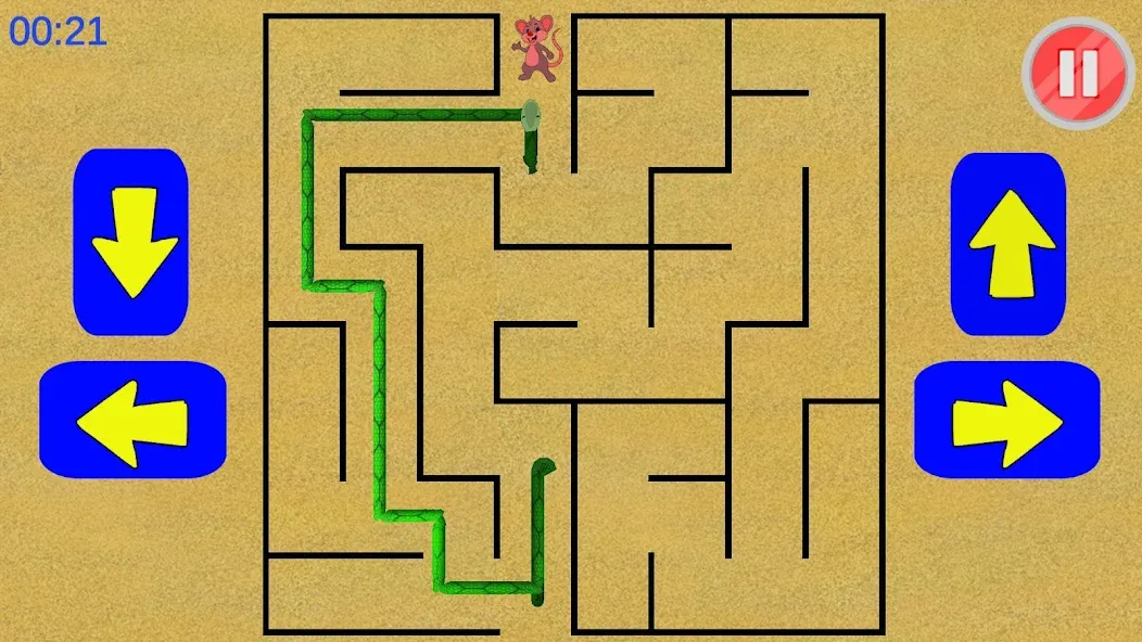 Snake Maze game (Змеиная лабиринтная игра)  [МОД Бесконечные монеты] Screenshot 5