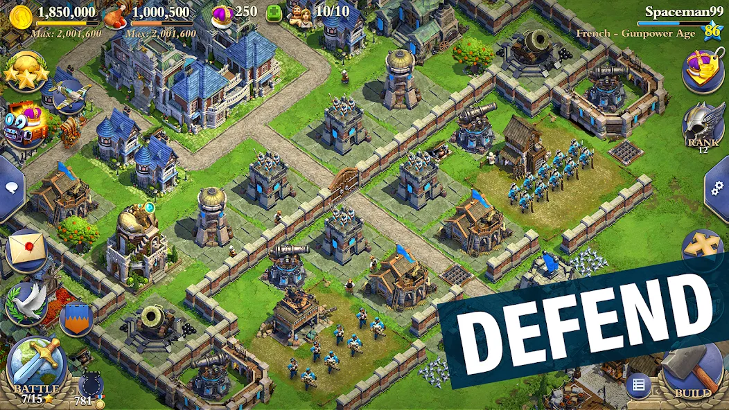 DomiNations (Доминейшнз)  [МОД Бесконечные монеты] Screenshot 2