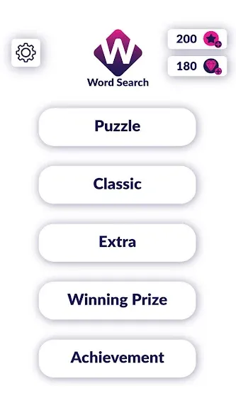 Word Search Puzzle (Уорд Срч Пазл)  [МОД Бесконечные монеты] Screenshot 2