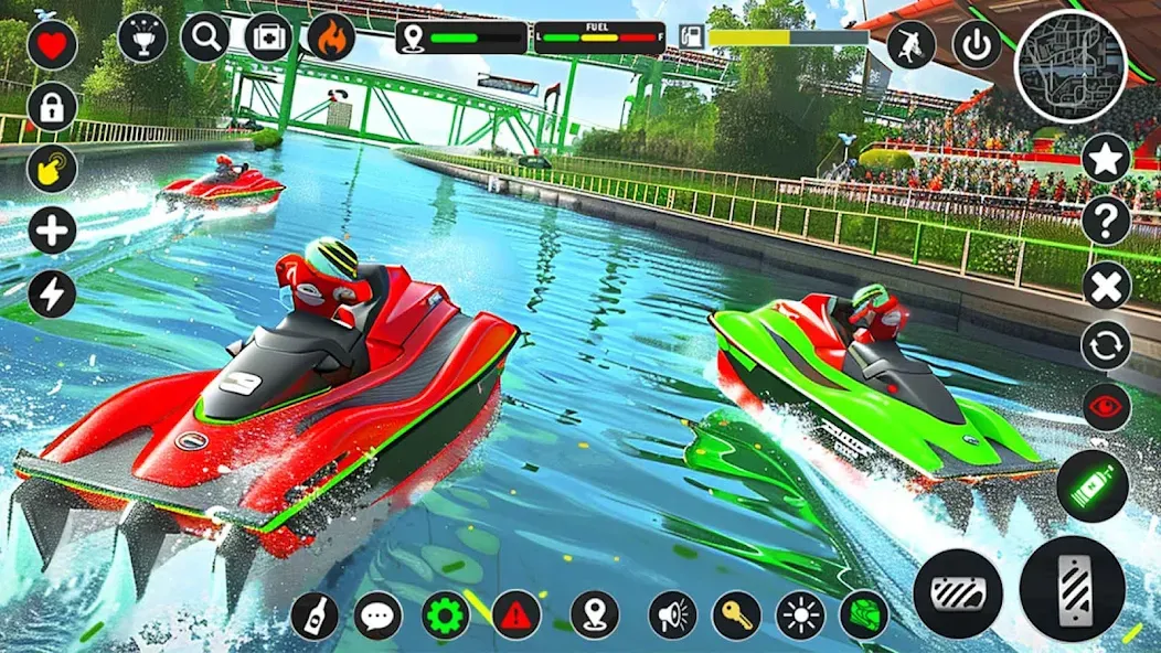 Jetski Boat Racing: Boat Games (Джетски Гонки на лодках)  [МОД Menu] Screenshot 4