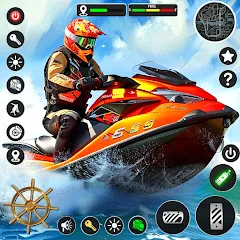 Скачать взлом Jetski Boat Racing: Boat Games (Джетски Гонки на лодках) [МОД Menu] на Андроид