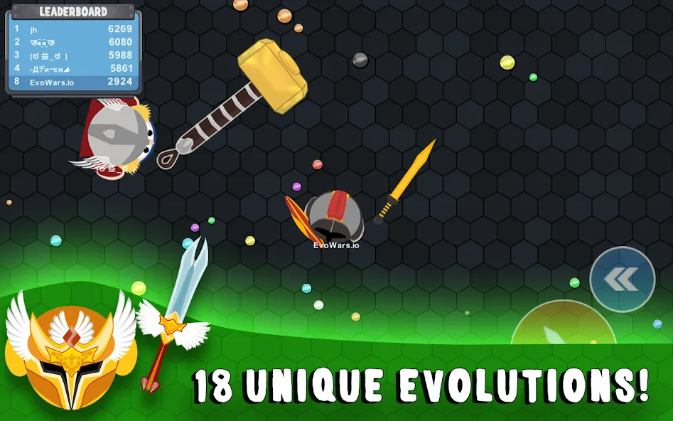 EvoWars.io  [МОД Mega Pack] Screenshot 3
