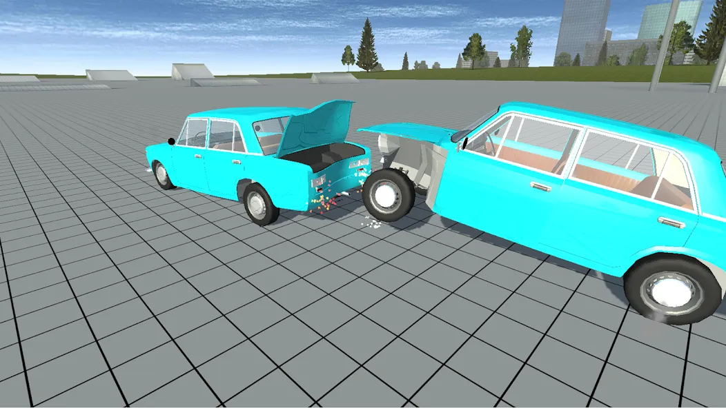 Simple Car Crash Physics Sim (Симулятор физики простого автомобильного столкновения)  [МОД Много денег] Screenshot 4