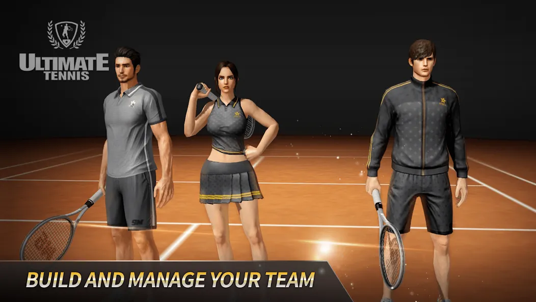 Ultimate Tennis: 3D online spo (Ультимейт Теннис)  [МОД Много монет] Screenshot 2