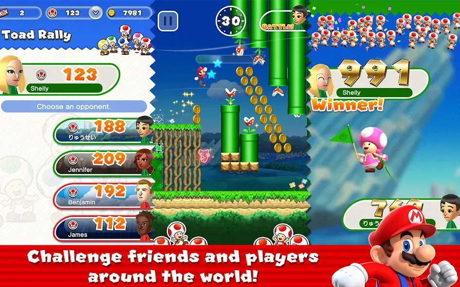 Super Mario Run (упер Марио Ран)  [МОД Unlimited Money] Screenshot 4