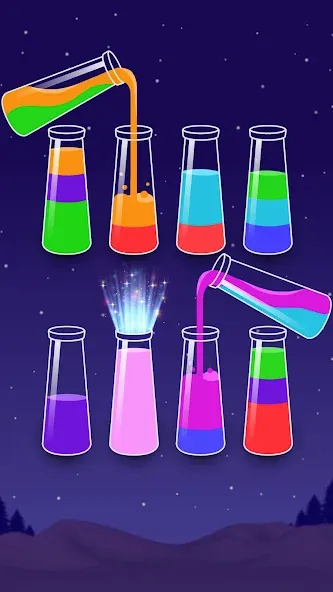Color Water Sort Wooden Puzzle (Цвет воды Сорт Вуди Пазл)  [МОД Бесконечные деньги] Screenshot 5