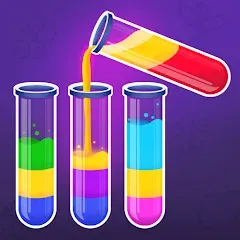 Скачать взлом Color Water Sort Wooden Puzzle (Цвет воды Сорт Вуди Пазл)  [МОД Бесконечные деньги] на Андроид