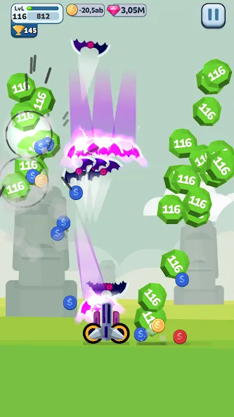 Ball Blast Cannon blitz mania (Балл Бласт Кэннон блиц мания)  [МОД Menu] Screenshot 2