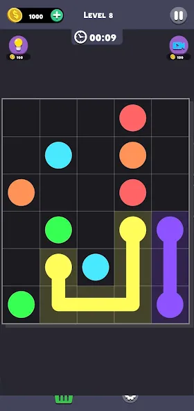 Same Color: Connect Two Dots (Сейм Колор Дот)  [МОД Бесконечные деньги] Screenshot 5