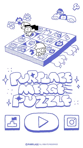 PURPLACE Merge Puzzle (Парплейс Мрдж Паззл)  [МОД Mega Pack] Screenshot 1