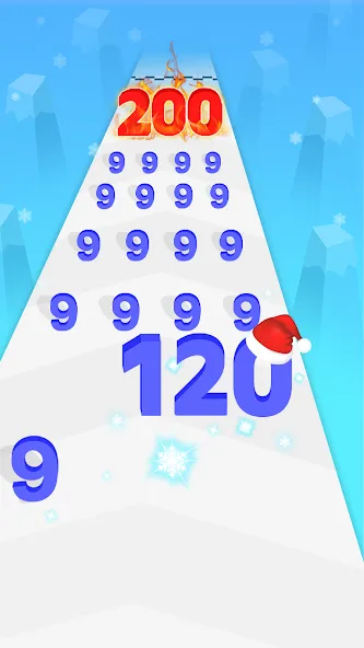 Number Merge: Run Master 3D (Намбер Мердж)  [МОД Много денег] Screenshot 2