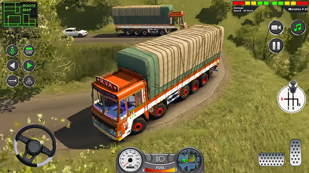 Indian Heavy Truck Delivery 3D  [МОД Бесконечные деньги] Screenshot 3