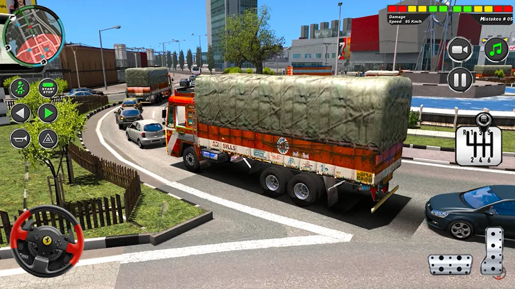 Indian Heavy Truck Delivery 3D  [МОД Бесконечные деньги] Screenshot 4