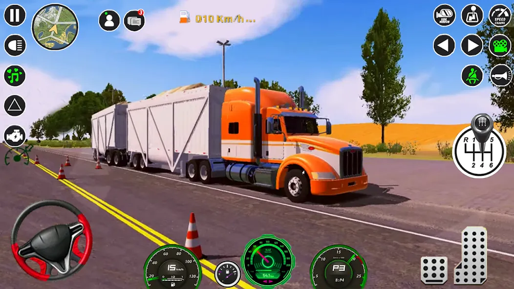 American Cargo City Driving 3D  [МОД Бесконечные монеты] Screenshot 2