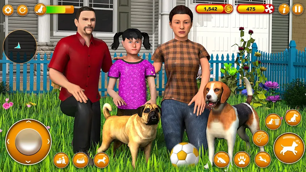 Pet Dog Family Adventure Games  [МОД Все открыто] Screenshot 1