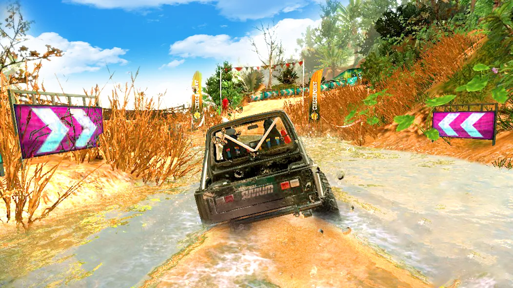 4X4 Offroad SUV Driving Games  [МОД Все открыто] Screenshot 4