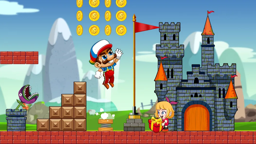 Super Bean Bros: Running Games (Супер Бин Приключение)  [МОД Бесконечные деньги] Screenshot 3