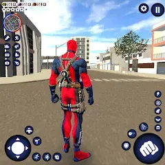 Скачать взлом Miami Rope Hero Spider Game [МОД Unlimited Money] на Андроид