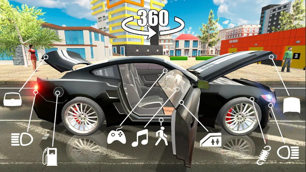 Car Simulator 2  [МОД Много монет] Screenshot 1