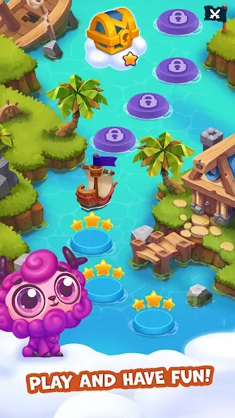 Pirate Treasures: Jewel & Gems  [МОД Много денег] Screenshot 1