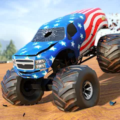 Скачать взлом Fearless US Monster Truck Game (Фирлесс ЮЭС Монстер Трак Гейм)  [МОД Unlocked] на Андроид