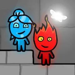 Скачать взлом Fireboy & Watergirl FairyTales [МОД Много монет] на Андроид