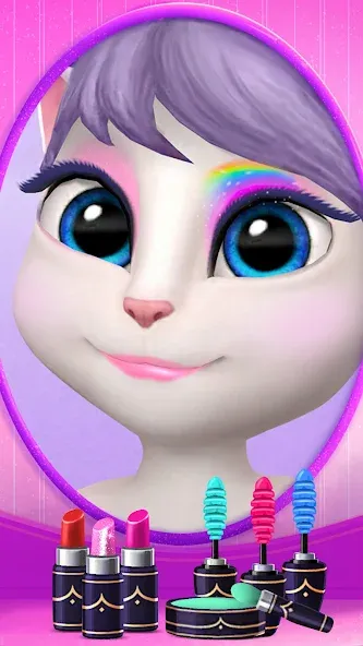 My Talking Angela  [МОД Unlocked] Screenshot 2