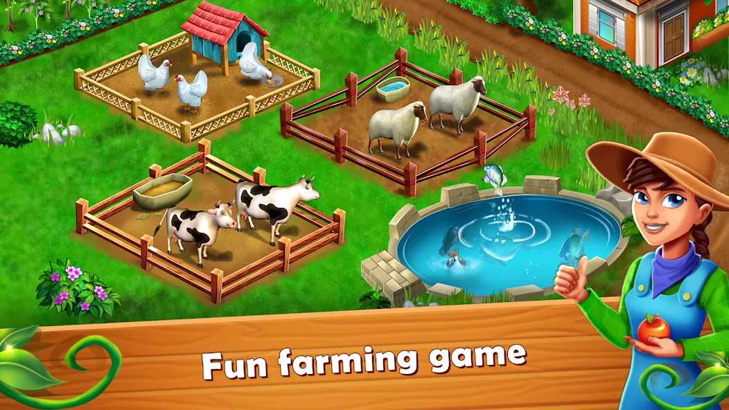 Farm Fest : Farming Games (Фарм Фест)  [МОД Бесконечные деньги] Screenshot 1