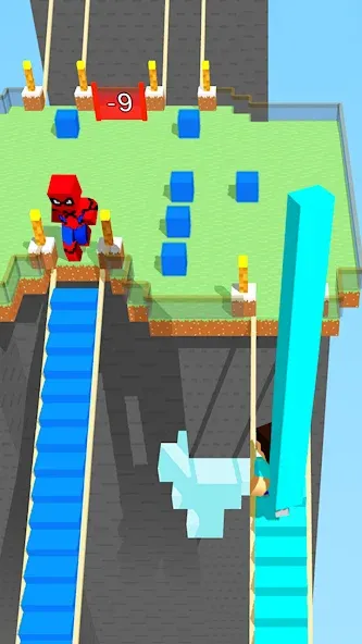 Craft Bridge Race (Крафт Бридж Рейс)  [МОД Все открыто] Screenshot 1