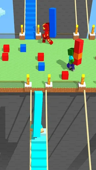 Craft Bridge Race (Крафт Бридж Рейс)  [МОД Все открыто] Screenshot 5